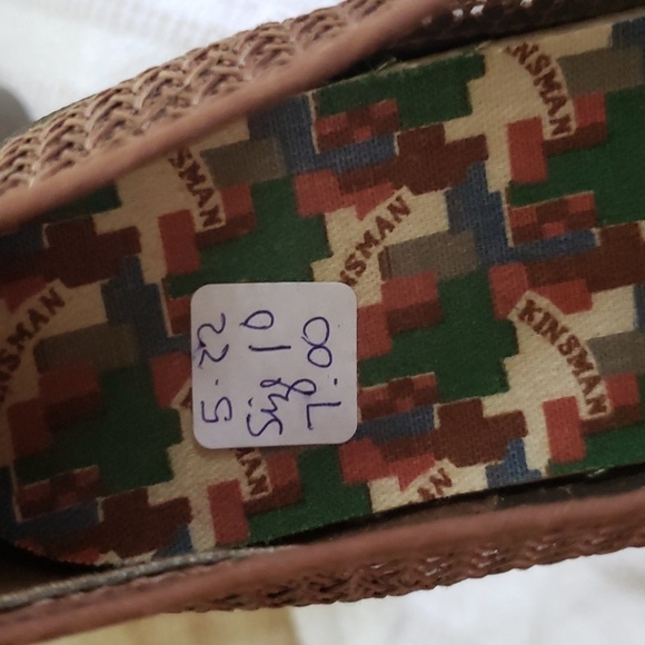 Kinsman Vintage Mesh Slip on Shoes Loafers Mens Size 10, Brown Made In USA. - Picture 6 of 7